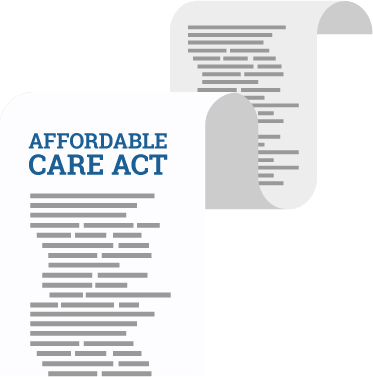 Graphic of Affordable Care Act legislation